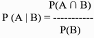bedingte Wahrscheinlichkeit